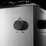 DeLonghi KG89 110 W Acero inoxidable, Molinillo de café plateado, 120 g, Acero inoxidable, Plástico, Acero inoxidable, 12 pieza(s), 110 W, 220 - 240 V