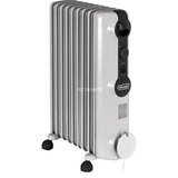 DeLonghi Radia S TRRS0920 Interior Blanco 2000 W Radiador de aceite eléctrico gris, Radiador de aceite eléctrico, Aceite, 1,4 m, Interior, Piso, Blanco