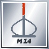 EINHELL Farb-Mörtelrührer TC-MX 1200 E, Agitador rojo/Negro