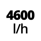 EINHELL GE-SP 3546 RB 350 W 4600 l/h, Bomba rojo/Negro, 350 W, Corriente alterna, 4600 l/h, Negro, Rojo