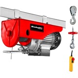 EINHELL TC-EH 250 500 W 12 m 125 kg, Torno rojo, Polipasto de alambre, 12 m, 125 kg, 250 kg, 11,5 m, 5,7 m