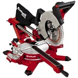 EINHELL TE-SM 2534 Dual 1800 W 5100 RPM, Sierras de corte a inglete y a bisel rojo/Negro, 614 mm, 901 mm, 361 mm, 15,7 kg