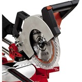 EINHELL TE-SM 2534 Dual 1800 W 5100 RPM, Sierras de corte a inglete y a bisel rojo/Negro, 614 mm, 901 mm, 361 mm, 15,7 kg