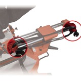 EINHELL TE-SM 2534 Dual 1800 W 5100 RPM, Sierras de corte a inglete y a bisel rojo/Negro, 614 mm, 901 mm, 361 mm, 15,7 kg