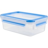 Emsa 508540 recipiente de almacenar comida Rectangular Caja 1 L Transparente 6 pieza(s) transparente/Azul, Caja, Rectangular, 1 L, Transparente, Alemania, 136 mm