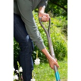 GARDENA 17000-20 pala y paleta Pala de metal con cabeza puntiaguda ergonómica para drenaje Acero Negro, Palas madera/Turquesa, Pala de metal con cabeza puntiaguda ergonómica para drenaje, Acero, Negro, Plaza, Con forma de D, Monocromo