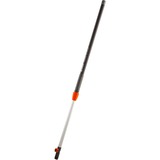 GARDENA 3719-20 eje de herramientas manuales, mango y adaptador Aluminio, De plástico Agarre de herramienta manual, Mango telescópico antracita/Naranja, Agarre de herramienta manual, Aluminio, De plástico, Aluminio, Gris, 145 cm, 90 cm