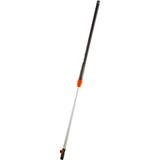 GARDENA 3719-20 eje de herramientas manuales, mango y adaptador Aluminio, De plástico Agarre de herramienta manual, Mango telescópico antracita/Naranja, Agarre de herramienta manual, Aluminio, De plástico, Aluminio, Gris, 145 cm, 90 cm