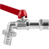 GARDENA 7333-20 pieza y accesorio de grifería Conector para grifo Rojo, Plata plateado/Rojo, Conector para grifo, Rojo, Plata, 33.3 mm (G 1")/ 19 mm (3/4'')