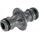 GARDENA Adaptador de 2 salidas 13 mm (1/2"), 15 mm (5/8"), 19 mm (3/4"), Embrague gris, 931-50