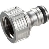 GARDENA Conector de grifo Premium 21 mm (G1/2") , Piezas de la válvula plateado,  18240-50