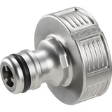 GARDENA Conector de grifo Premium 33.3 mm (G 1") , Piezas de la válvula plateado,  18242-20