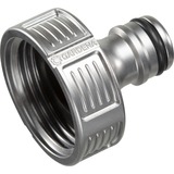 GARDENA Conector de grifo Premium 33.3 mm (G 1") , Piezas de la válvula plateado,  18242-50