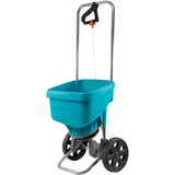 GARDENA Esparciador XL , Esparcidores de gravilla turquesa/Negro, 436-20, 18 L, 6 m, Negro, Azul, Naranja, Plata