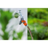 GARDENA Regulador con válvula de control 19 mm (3/4") / 16 mm (5/8") , Pieza de manguera gris/Naranja, 2943-20
