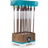 GARDENA Surtido de escobas combisystem turquesa/Madera, 3020-23 