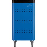 GEDORE 2977311 carro para herramientas, Carros de herramienta azul/Negro, 180 mm, 80 mm, 77 kg