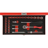 GEDORE R49014033 set de conectores y conector, Llave de tubo rojo, 1,14 kg, 47 mm