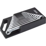 Hazet Juego de llaves de anillo doble 610N/12RS, 12 piezas, Llave de tuercas 