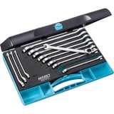 Hazet Juego de llaves mixtas con carraca 606N/12, 12 piezas, Llave de tuercas 