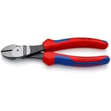 KNIPEX 74 02 180 Alicates de corte diagonal alicate Alicates de corte diagonal, Acero cromo vanadio, De plástico, Azul/Rojo, 18 cm, 273 g