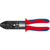 KNIPEX 97 21 215 B Herramienta para prensar Negro, Azul, Rojo, Crimpadora Herramienta para prensar