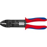 KNIPEX 97 22 240 alicate, Crimpadora Metal, De plástico, Azul/Rojo, 24 cm, 300 g