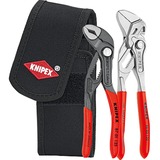 KNIPEX Juego de mini alicates 002072V01, 2 piezas, Set de pinzas rojo/Negro