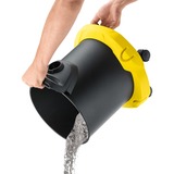Kärcher AD 4 Premium 17 L Negro, Amarillo, Aspiradora de ceniza amarillo/Negro, 17 L, Sin bolsa, Negro, Amarillo, 1,7 m, 3,5 cm, Secar
