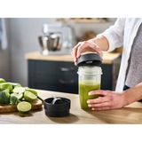 Kenwood KAH740PL Picador de alimentos, Taza transparente/Negro, Picador de alimentos, 0,6 L, Gris, 95 mm, 95 mm, 180 mm