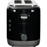 Kenwood TCX751BK 2 rebanada(s) 900 W Rojo, Tostadora negro/Plateado, 2 rebanada(s), Rojo, Metal, Botones, 900 W, 160 mm