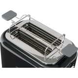 Kenwood TCX751BK 2 rebanada(s) 900 W Rojo, Tostadora negro/Plateado, 2 rebanada(s), Rojo, Metal, Botones, 900 W, 160 mm
