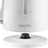 Krups BW2441 tetera eléctrica 1,6 L 2200 W Blanco, Hervidor de agua blanco, 1,6 L, 2200 W, Blanco, Acero inoxidable, Indicador de nivel de agua, Filtrado