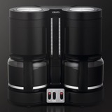 Krups Duothek Plus Manual Cafetera de filtro 1 L negro, Cafetera de filtro, 1 L, De café molido, 2200 W, Negro