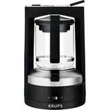 Krups KM4689 cafetera eléctrica Cafetera de filtro 1,25 L negro/Plateado, Cafetera de filtro, 1,25 L, 850 W, Negro