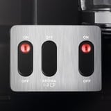 Krups KM8508 Manual Cafetera de filtro 1 L negro, Cafetera de filtro, 1 L, De café molido, 2200 W, Negro