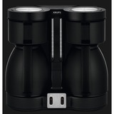 Krups KT8501 Semi-automática Cafetera de filtro negro, Cafetera de filtro, De café molido, 1700 W, Negro