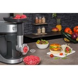 Krups Master Perfect Gourmet KA631D robot de cocina 1100 W 4,6 L Acero inoxidable acero fino cepillado, 4,6 L, Acero inoxidable, Botones, Giratorio, Batir, Moler, Amasar, Mezcla, 1,8 kg, 0,8 kg