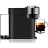 Krups Vertuo Next XN910C10 cafetera eléctrica Macchina per caffè a capsule 1,1 L, Cafetera de cápsulas negro/Cromado, Macchina per caffè a capsule, 1,1 L, Cápsula de café, 1500 W, Negro, Gris