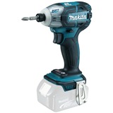 Makita Atornillador de impacto inalámbrico DTS141Z, 18 voltios, Tornillo de percusión azul/Negro
