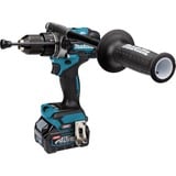 Makita Atornillador percutor a batería HP001GD201 XGT, 40Volt, Martillo atornillador azul/Negro