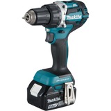 Makita DDF484RTJ taladro Sin llave 1,6 kg Negro, Azul, Taladro/destornillador azul/Negro, Taladro de pistola, Sin llave, 1,3 cm, 3,8 cm, 1,3 cm, 1,5 mm