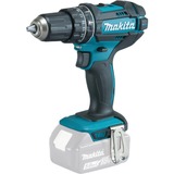 Makita DHP482Z taladro Sin llave 1,8 kg Negro, Azul, Martillo atornillador azul/Negro, Taladro de pistola, Sin llave, 1,3 cm, 3,8 cm, 1,3 cm, 1,5 mm