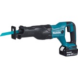 Makita DJR186RT sierra caladora inalámbrica 18 V Ión de litio 3,5 kg, Sierra de sable azul/Negro, 18 V, Ión de litio, 5 Ah, 3,5 kg, 481 mm, 81 mm