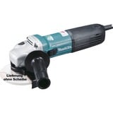 Makita GA5040CZ1 amoladora angular 11000 RPM 1100 W 12,5 cm 2,4 kg 11000 RPM, Negro, Azul, M14, Corriente alterna, 1100 W, 12,5 cm