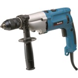 Makita HP2071J taladro 2900 RPM Sin llave 2,5 kg Negro, Azul, Plata, Taladradora de impacto azul, Sin llave, 1,3 cm, 2900 RPM, 4 cm, 1,6 cm, 2 cm