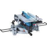 Makita LH1201FL sierra ingletadora 3800 RPM 1650 W, Sierras de corte a inglete y a bisel azul, II, 3800 RPM, 45°, 45°, 45°, 106 dB