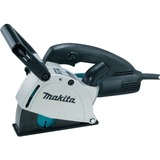 Makita SG1251J ranurador de pared 12,5 cm 10000 RPM 1400 W, Esamblaje con galleta Sobrecarga, Negro, Gris, 12,5 cm, 10000 RPM, 1400 W, 145 mm