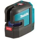 Makita SK105DZ nivelador láser y alineador Nivel de línea 25 m, Láser de líneas cruzadas negro/Azul, 25 m, 3 mm/m, 4°, Rojo, Nivel de línea, Negro, Azul