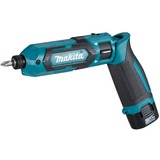 Makita TD022DSE no categorizado, Tornillo de percusión azul/Negro, 7,2 V, Ión de litio, 1,5 Ah, 560 g, 25 Nm, 2450 RPM